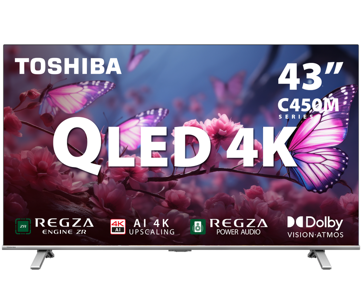 Toshiba 43" C450MN QLED Premium 4K UHD Smart LED TV