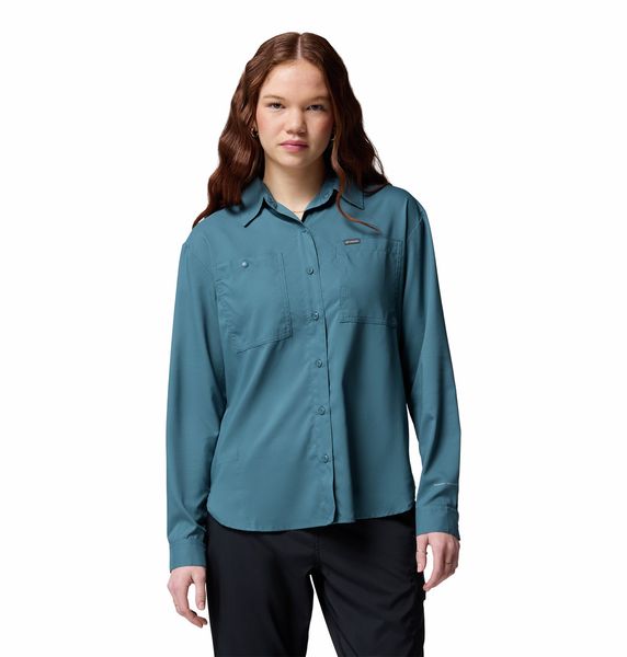 Columbia Women's Silver Ridge Utility Long Sleeve Shirt Everblue