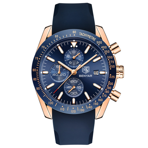 Benyar 5140 Mens Chronograph Watch - Blue