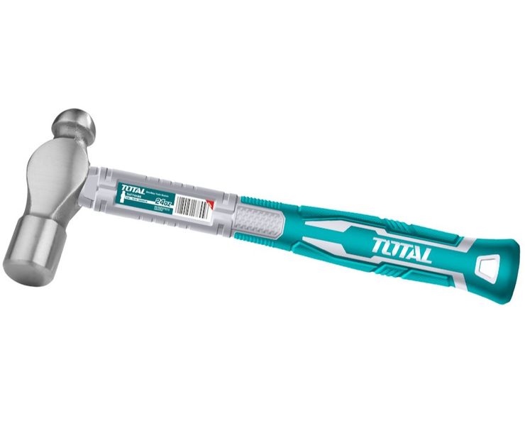 Total Tools 700g Ball Pein Hammer with Fibre Glass Handle