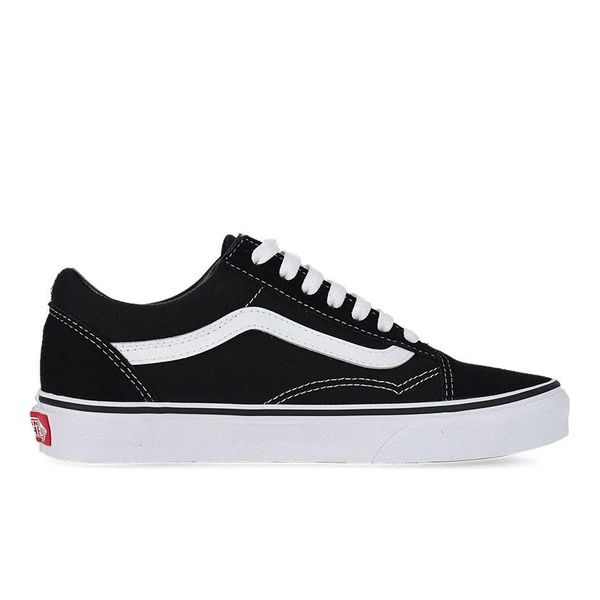 Vans Old Skool Black/White Sneaker - Classic Sidestripe Low-Top