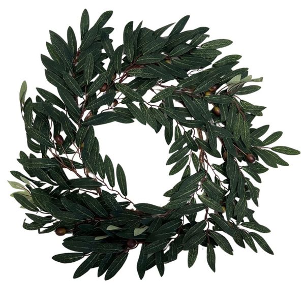Toolhome Blossoms - Wreath Olive Leaf - 60cm
