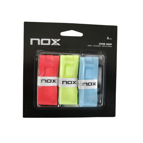 NOX Pro Series Overgrip Smooth - 3 Pack - Mixed Colours Image