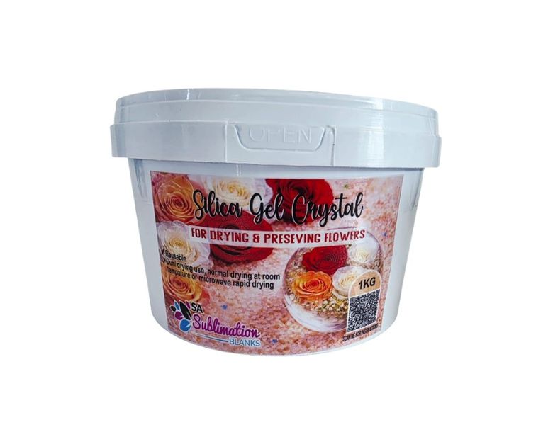 1kg, Reusable Silica Gel Crystals for Flower Drying &amp; Preservation