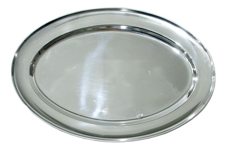 Platter Oval Stainless Steel 4.OP