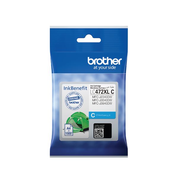Brother LC472XL-C High Yield Cyan Ink Cartridge