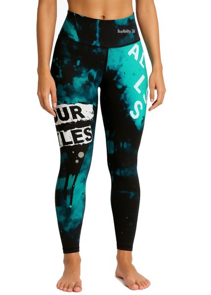 BuyAbility Active Lifestyle High-Waist Graphic Print Leggings