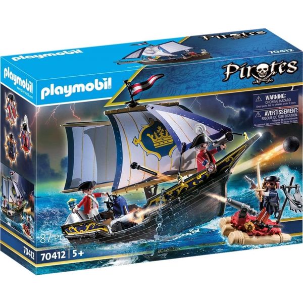 PLAYMOBIL Pirates Redcoat Caravel 70412 | 5+ Years