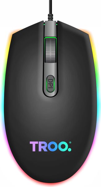 TROO Gaming FULL TILT GAME MASTER High Presicion RGB Mouse - DPI Switcher