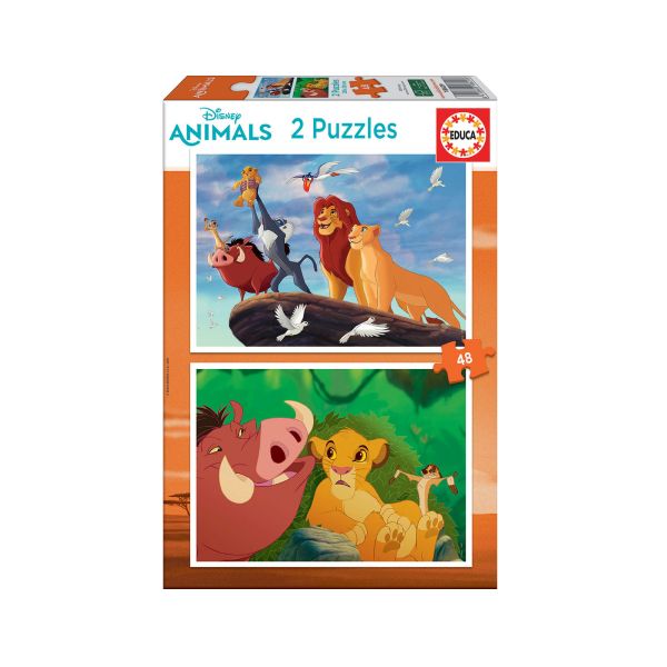 Educa The Lion King 2x48Piece