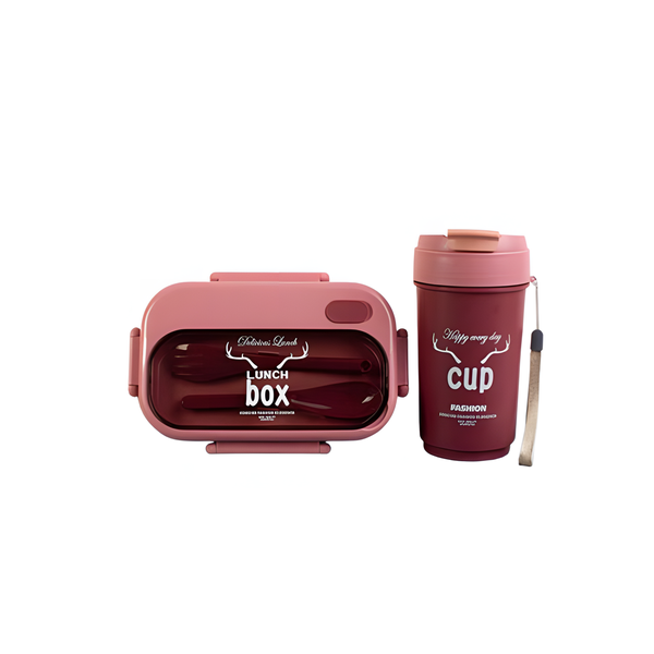 Pink Rectangular Lunch Box