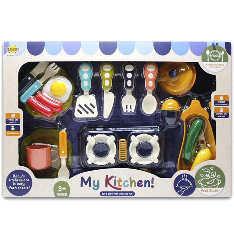 Kitchen Cookware Stove, Utensil Playset 19 Piece Shop Today. Get it Tomorrow!
