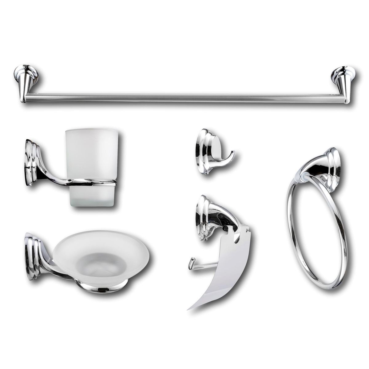 Chrome Bathroom Set/Gift Shop Today. Get it Tomorrow!