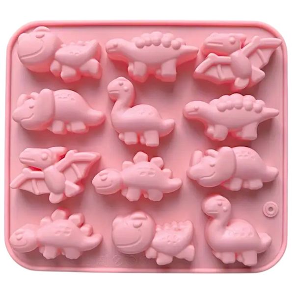 Dinosaur Shapes Mini Silicone Baking Mould