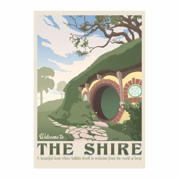 Welcome To The Shire Poster - A1