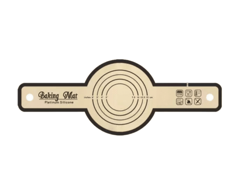 Reusable Silicone Sourdough BreadBaking Mat with Long Handles - 2 Piece