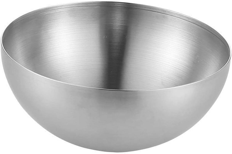 Stainless Steel Salad Bowl: Set of 2