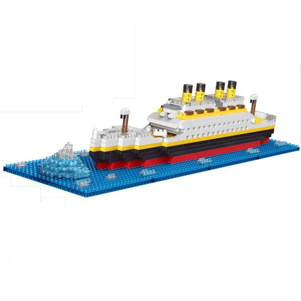 Titanic Ship Model Building Block Set Model Blocks Kit 600 Pieces