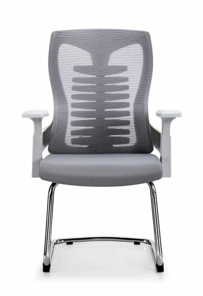 Designer Grey Mesh back Reception/Guest Chair