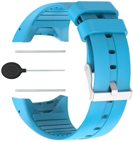 Silicone Strap Compatiible withh Polar M400/M430 - Light blue