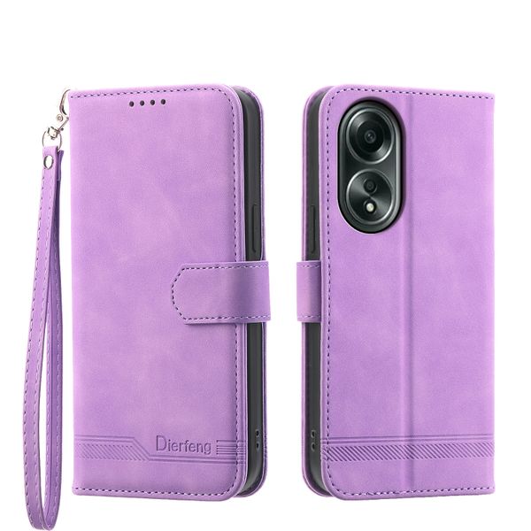 Flip Phone Leather Case Compatible with Oppo A58 4G