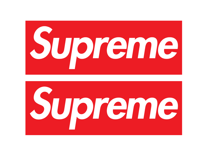Supreme Stickers - 2 pieces