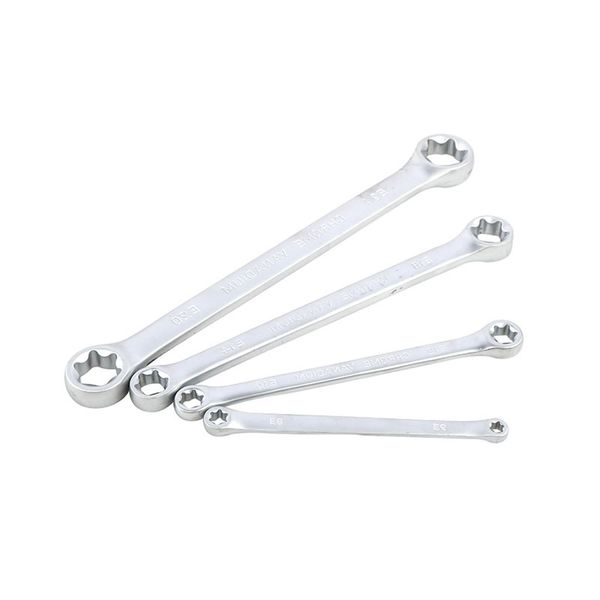 4Pc Dual-head E-Type Star Wrench Set TSPANN004