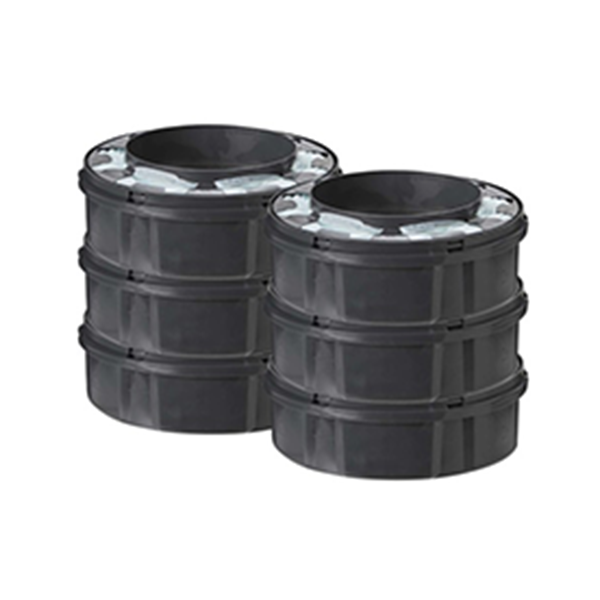 Tommee Tippee - Twist &amp; Click Sangenic XL Nappy Bin - 6 x Refill Cassettes