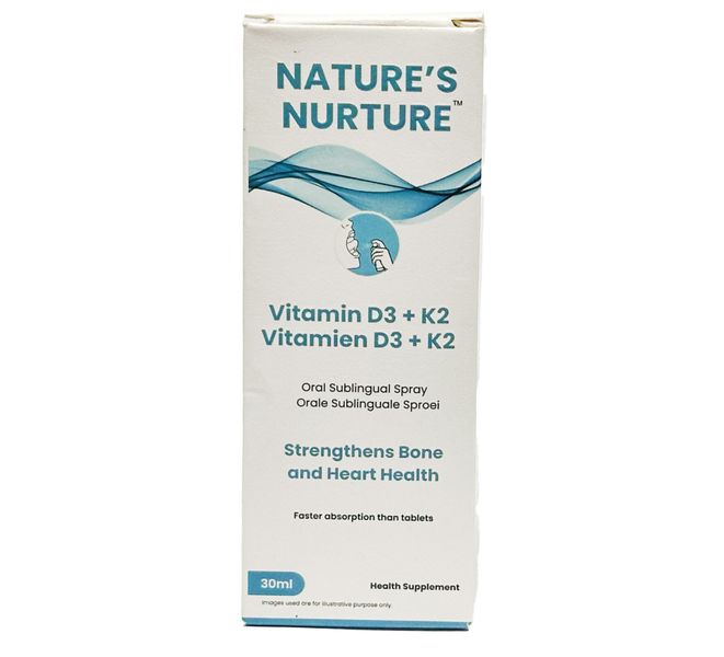 NATURE'S NURTURE Vitamin D3+K2