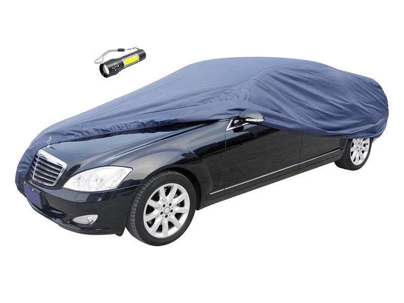 Auto Gear Waterproof Car Cover Medium and Torch