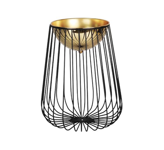 Metal Centrepiece Black/Gold