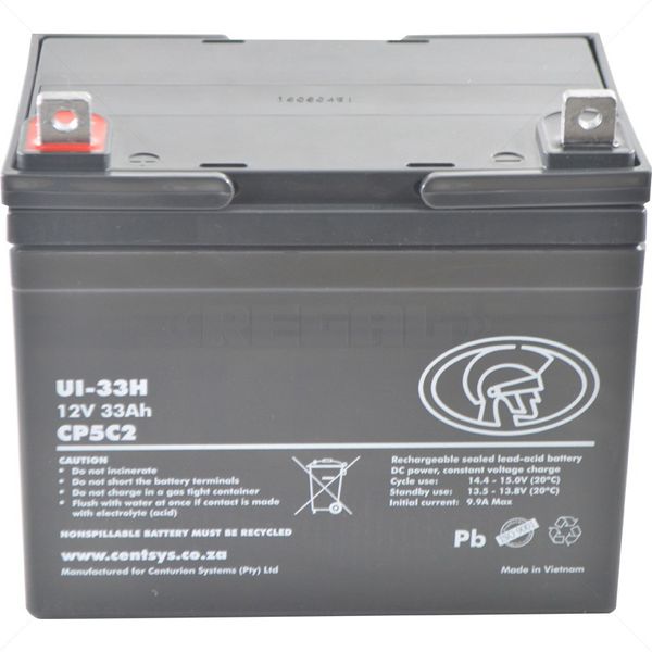 Solar Gel 12V Battery 33AH Deep Cycle