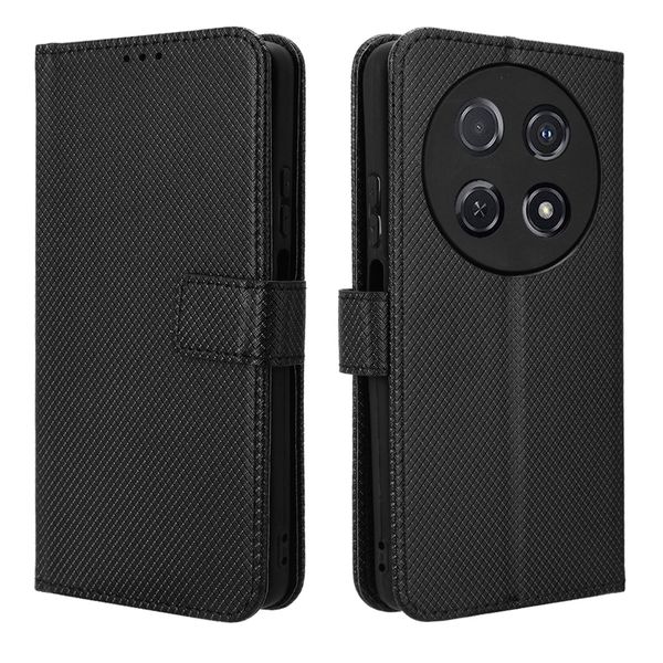 Magnetic Buckle Shockproof Wallet Cover Compatible with Huawei Nova 12i 4G