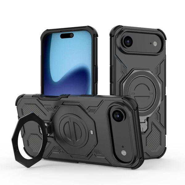 Phone Case Compatible With iPhone 17 AIR Ring Stand Holder Back Cover