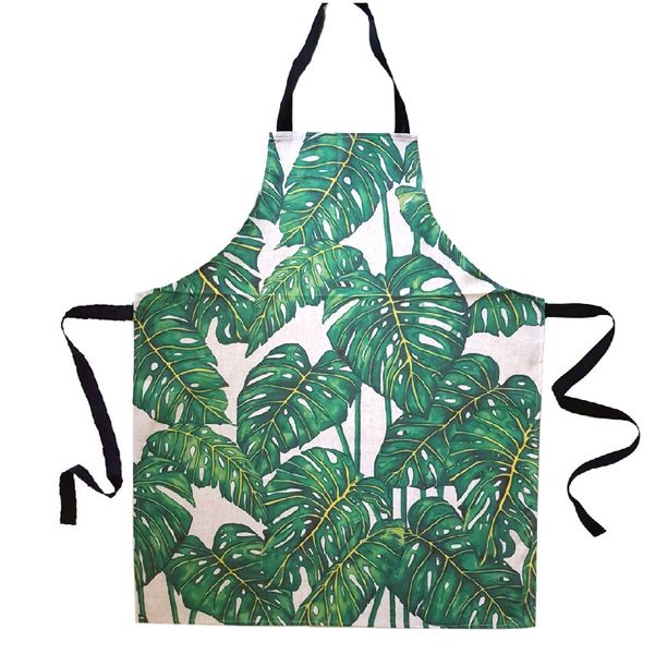 Vintage Monsteria Leaves Apron 80 x 66cm