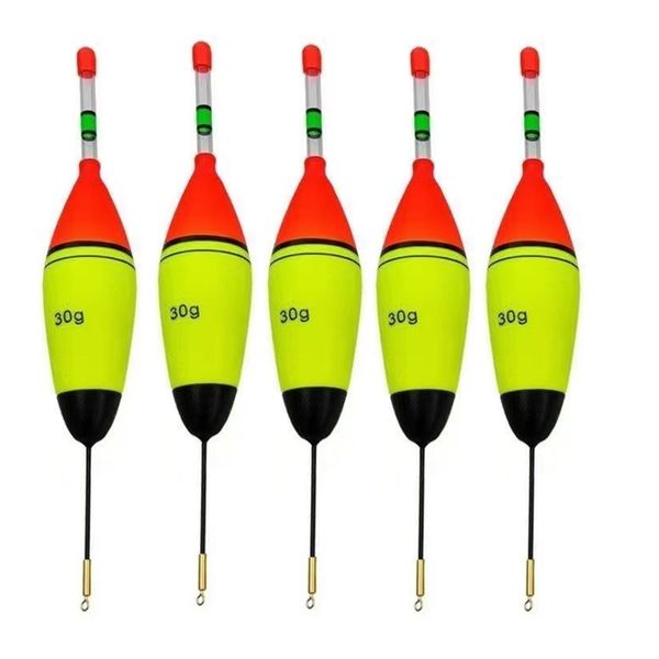 5 Pieces Lighted Fishing Bobbers EVA Foam Fishing Floats and Bobbers