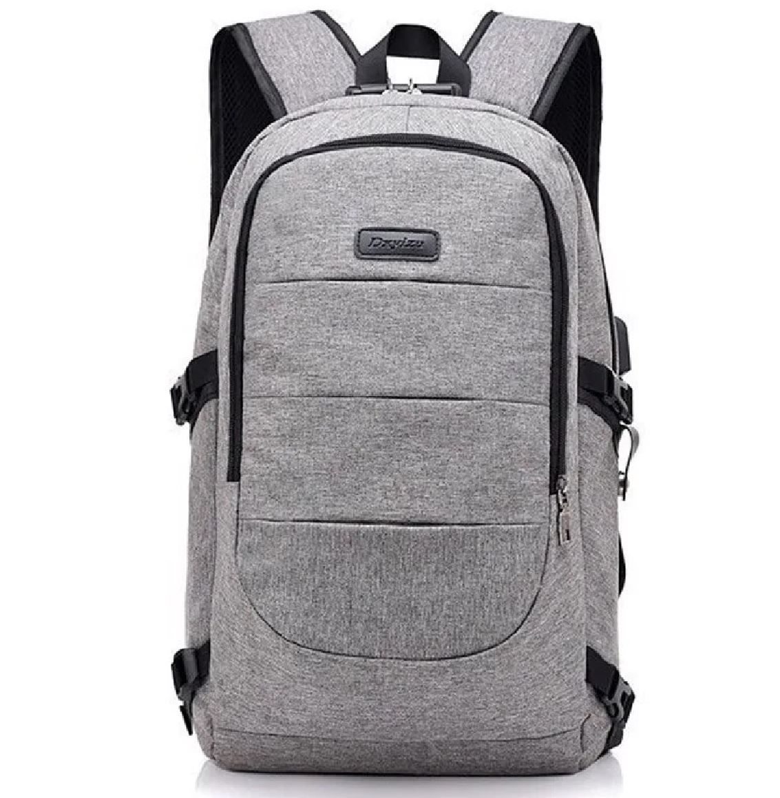 Travel Laptop Backpack Water Resistant Anti-Theft USB Charging Port Lock