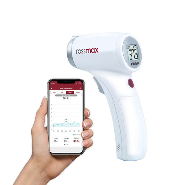 Rossmax Non-Contact Forehead Thermometer HC700 Bluetooth With App