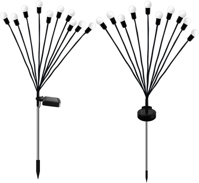 10LED RGB Solar Powered LED Fireflies Lights Pack Of 2