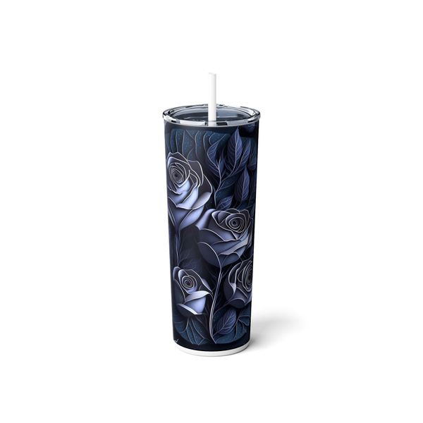 Black Roses 600ml Tumbler