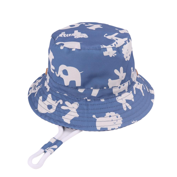 Blue Wild Animal Boys Baby/Toddler Sun Hat