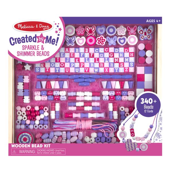 Melissa &amp; Doug Deluxe Collection - Wooden Bead Set