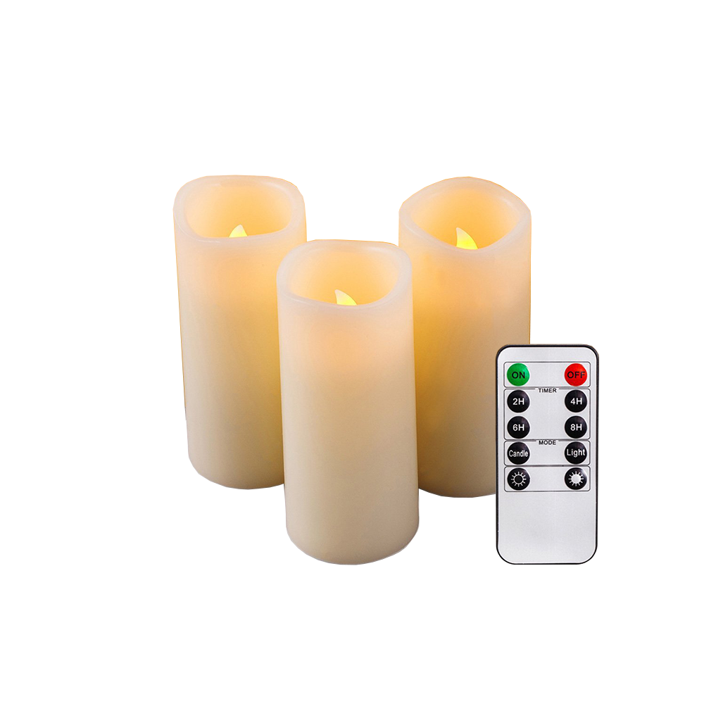 Litehouse LED Tall Flameless Tealight Candle 3 Pack Buy Online in