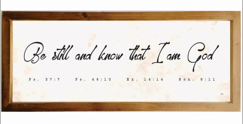 Be Still, Wall Art-Size: W-870mm X H-370mm
