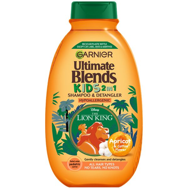 Garnier Ultimate Blends Kids 2in1 Shampoo &amp; Detangler Disney Lion King