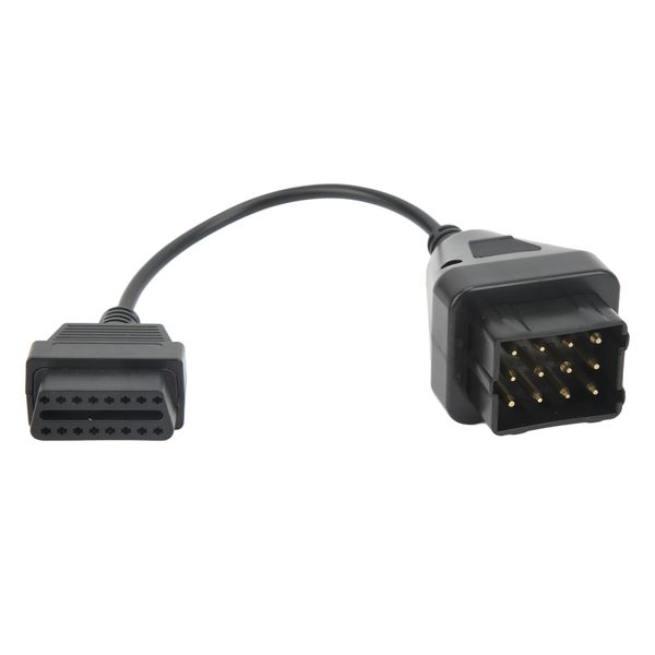 12Pin to OBD2 Converter Adapter Professional Car Diagnostic Cable Connector