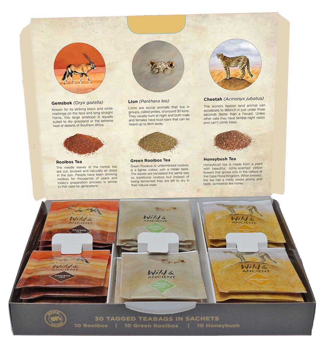 Wild and Ancient Rooibos Tea gift box Shop Today. Get it Tomorrow