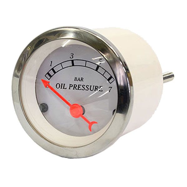 Autogauge Chrome Series Oil Pressure Gauge