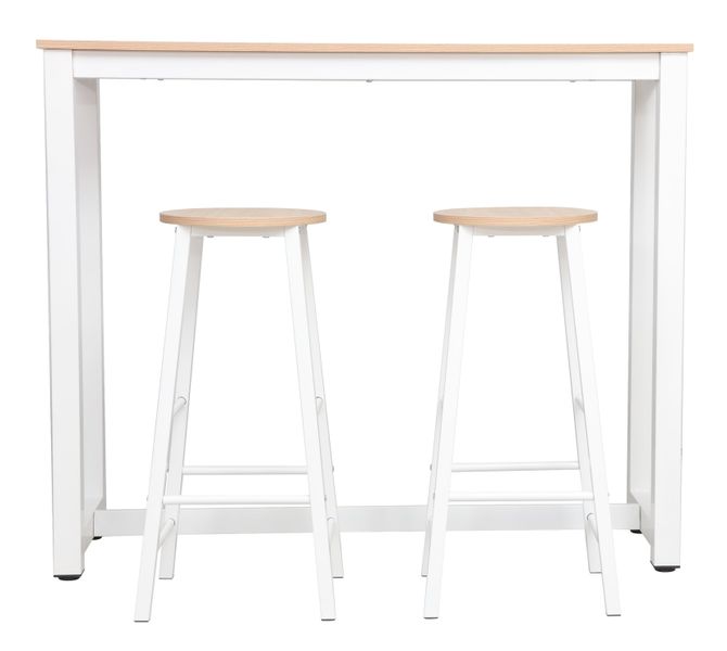 3 Piece Chenin Bar Table with 2 Chairs