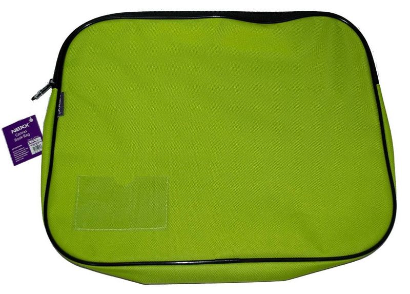 NEXX Canvas Gusset Book Bag (Lime)